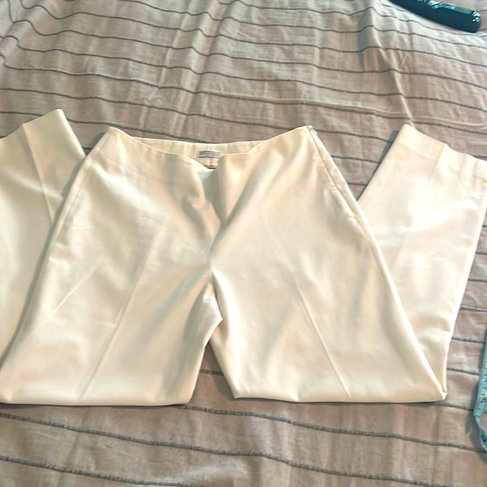 Brunello Cucinelli Capri Cut Pants, Sz 6